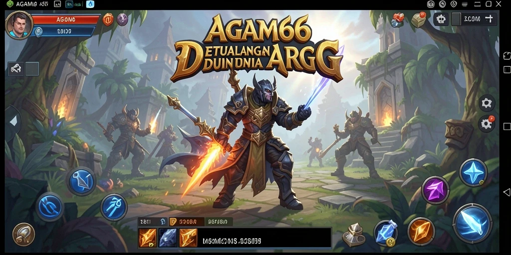 Tampak seru saat beraksi di dunia ARPG AGAM66.