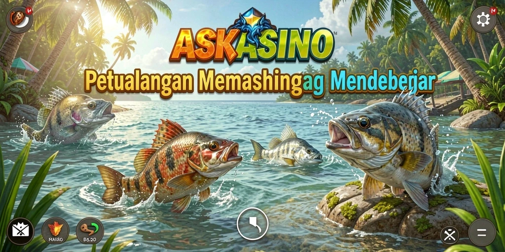 Tangkapan ikan megah yang ditampilkan dalam gameplay ASKASINO.