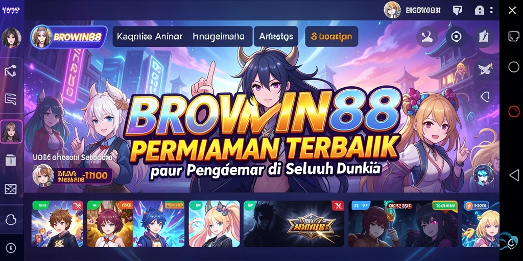 Tangkapan layar menampilkan aksi seru dalam permainan BROWIN88.