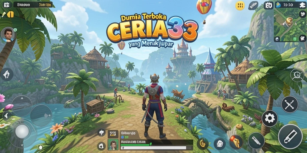 Gameplay menakjubkan dalam dunia terbuka CERIA33.