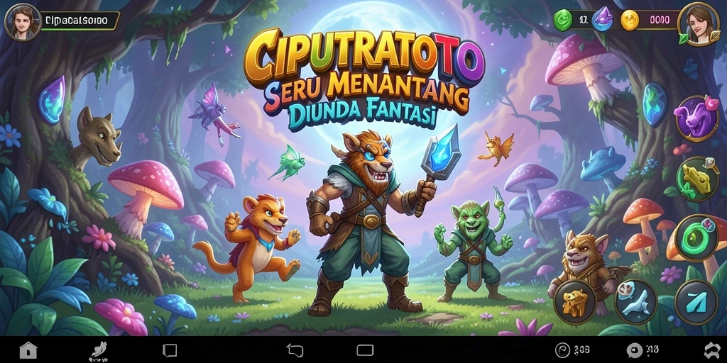 Tampilan gameplay <strong>CIPUTRATOTO</strong> yang penuh warna dan petualangan.