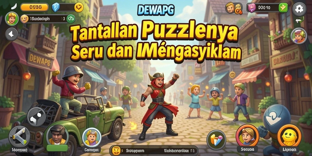 Tampilan gameplay DEWAPG yang menawan dan menantang.