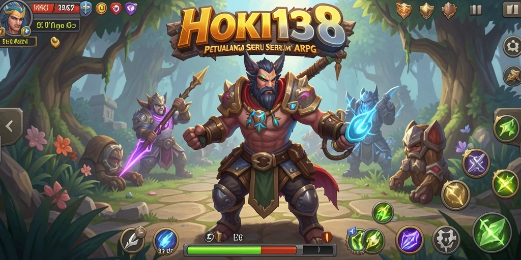 Screenshot gameplay HOKI138 menampilkan aksi seru dalam pertempuran ARPG.