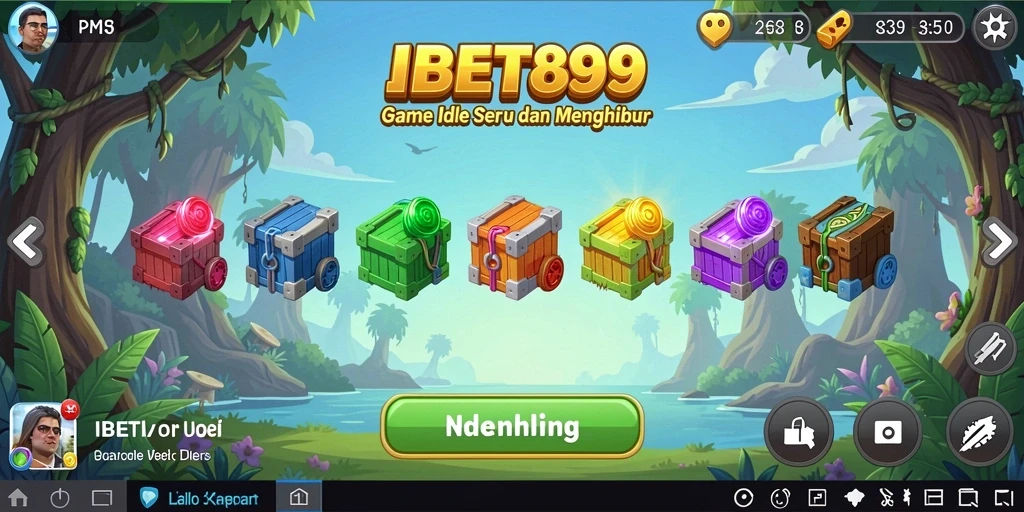 Tampilan gameplay IBET899 dengan grafik yang menarik dan gameplay Idle yang seru.