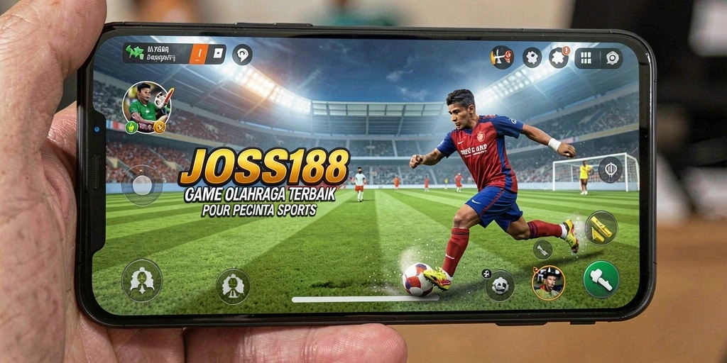 Tampilan gameplay menarik dari JOSS188 dengan aksi olahraga yang seru.