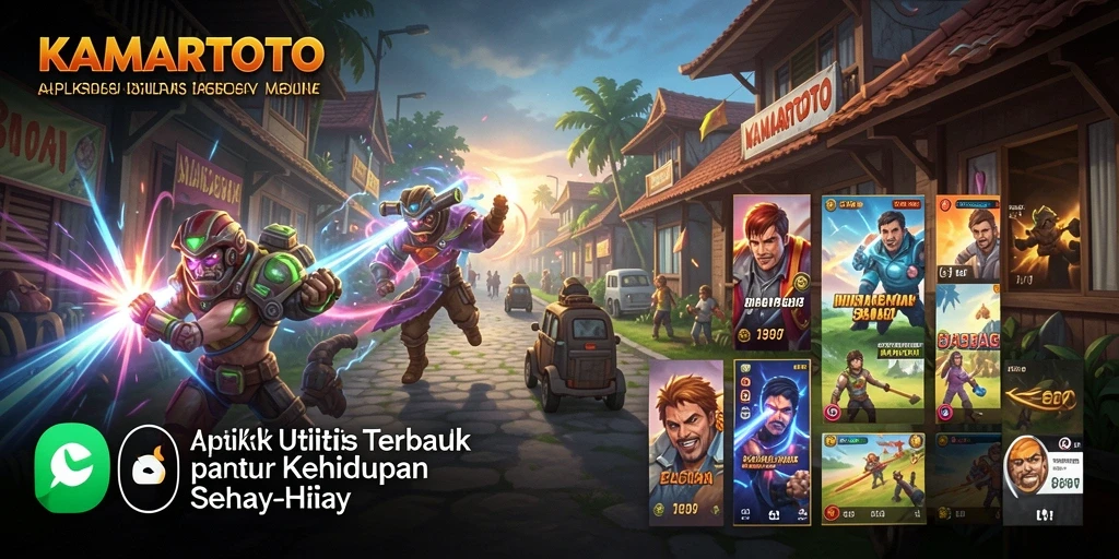 Tampilan utama KAMARTOTO dengan fitur utilitas yang lengkap.