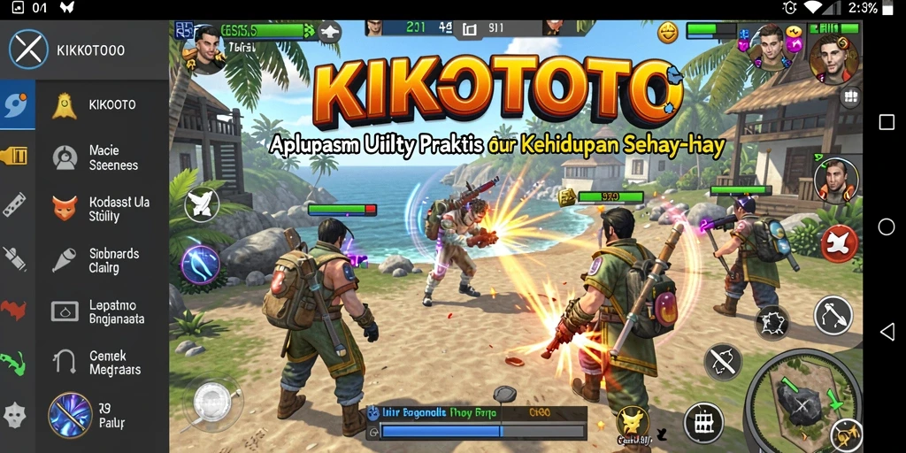 Tampilan utama KIKOTOTO dengan berbagai fitur Utilitynya.