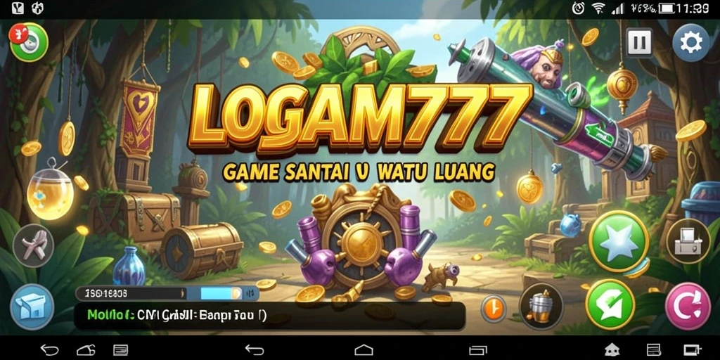 Tampilan gameplay LOGAM777 yang mengasyikkan dan penuh warna.