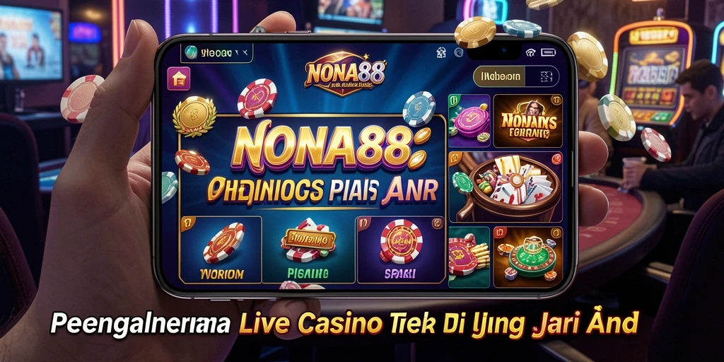 Tampilan gameplay Live Casino yang mendebarkan dan interaktif.