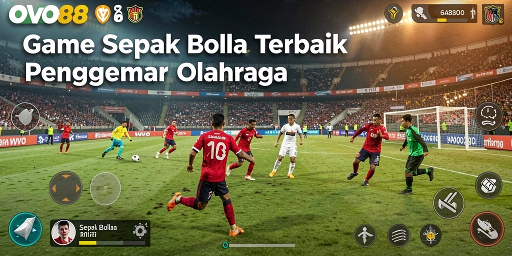 Tampilan gameplay OVO88 yang seru dan mendebarkan di lapangan.