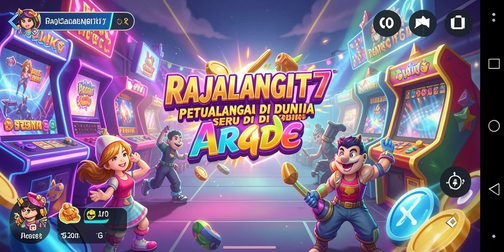 Tangkapan layar menunjukkan gameplay dinamis RAJALANGIT77 yang seru.