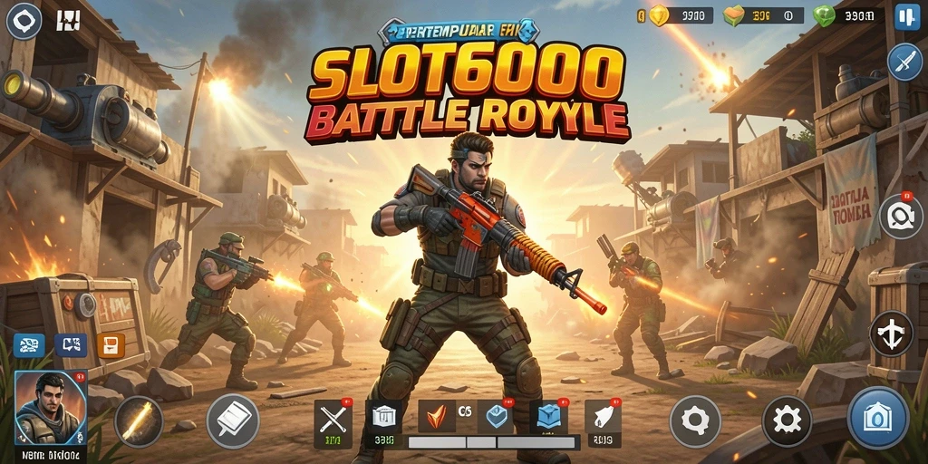 Gambaran menarik dari pertempuran di SLOT6000 dengan banyak pemain.
