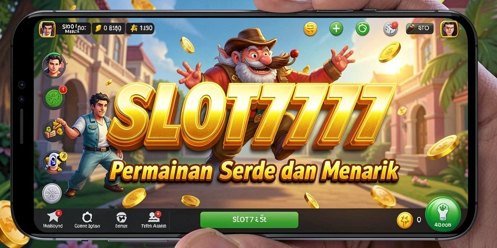 Screenshot utama <strong>SLOT777</strong>: gameplay seru dengan berbagai tema menarik.