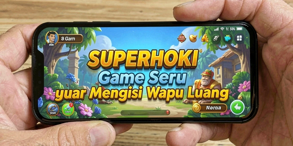 Tampilan menarik dari gameplay SUPERHOKI yang menghibur.