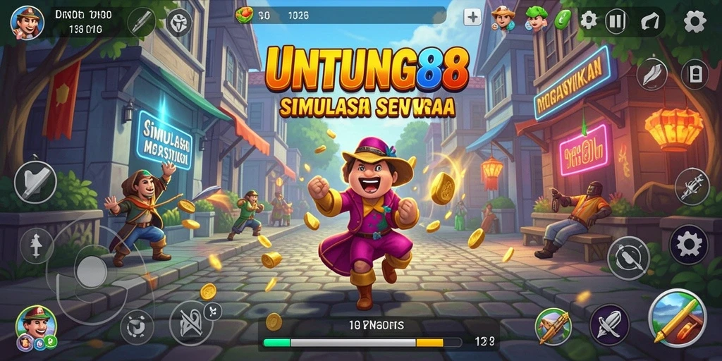 Screenshot gameplay fitur interaktif di UNTUNG88