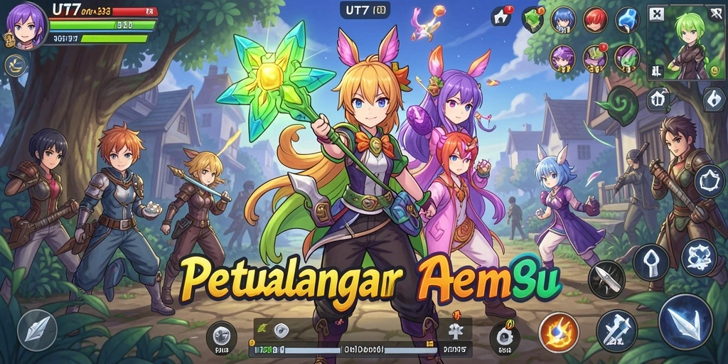 Tampilan gameplay UT77 yang menawan dan penuh aksi.